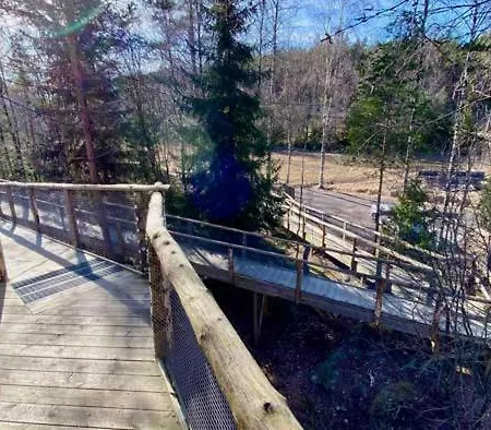 Tretopphytter Pa Grensen - Beverhytta Med Robat Og Gjeddefiske * Halden